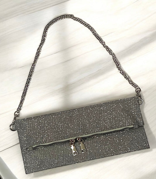Mina Silver Bag