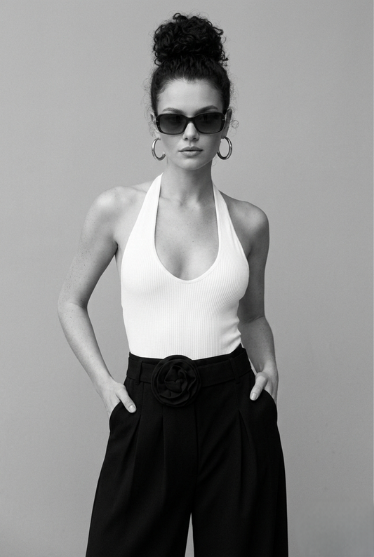 Pantalón wide leg