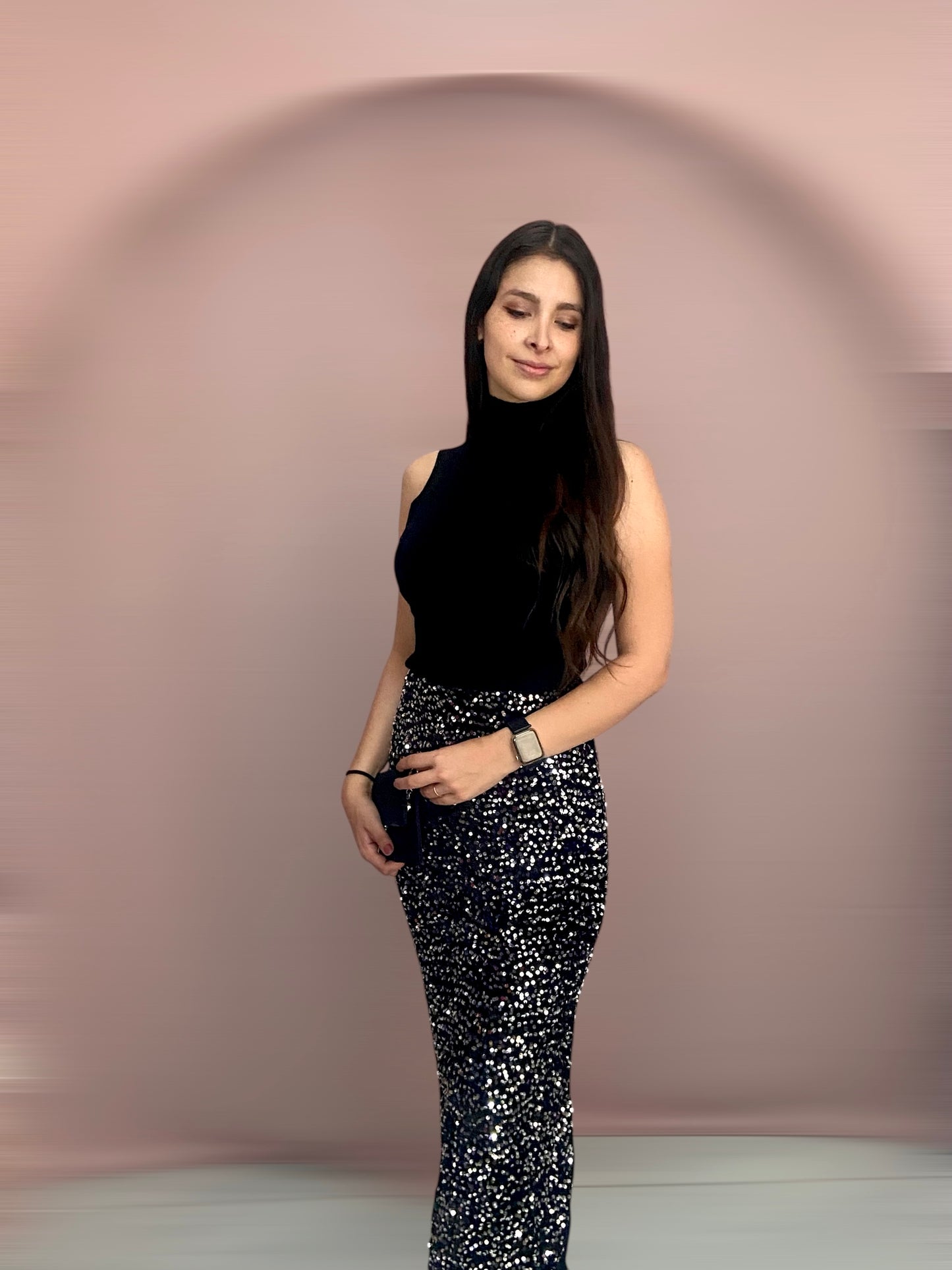 Falda lentejuelas