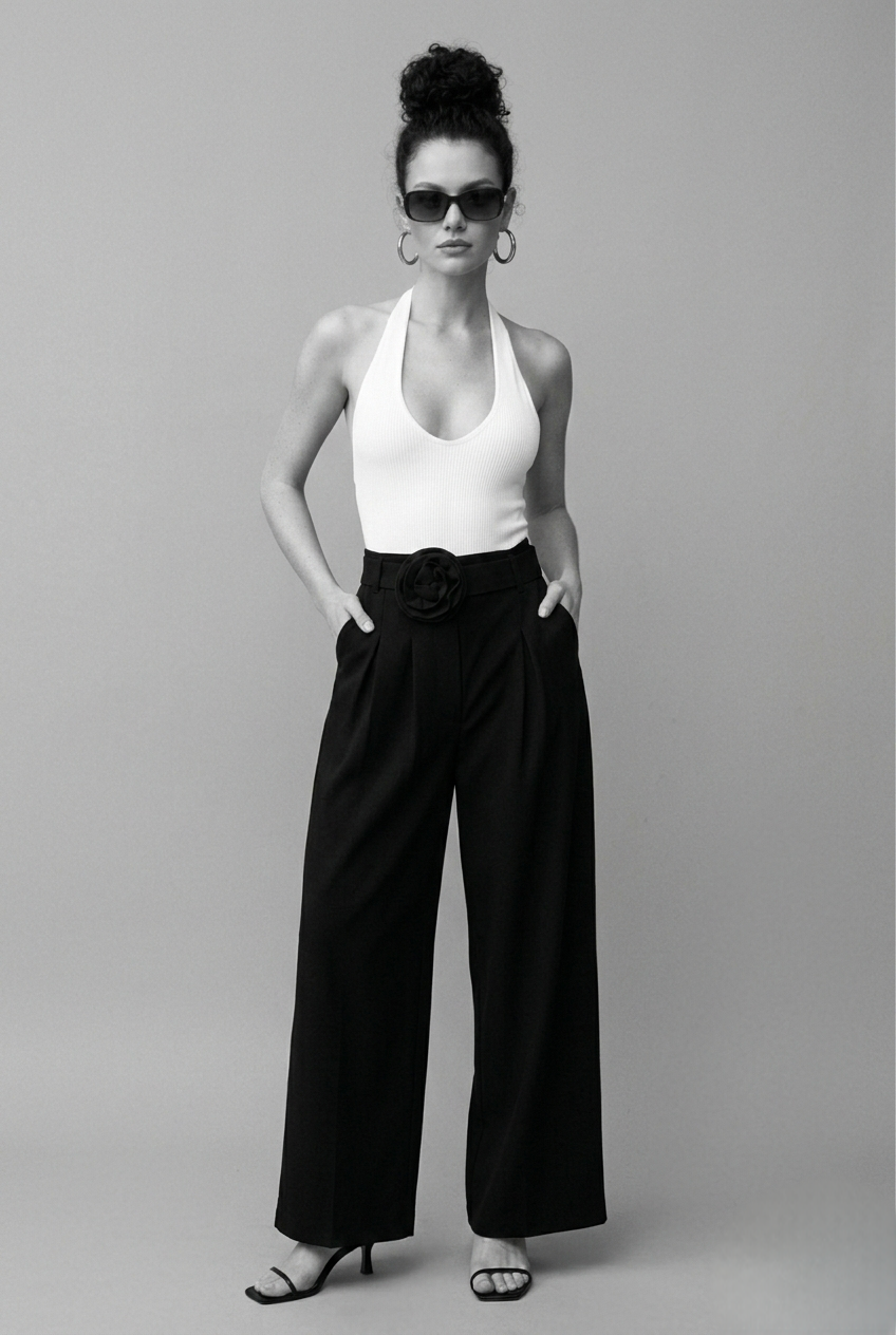 Pantalón wide leg