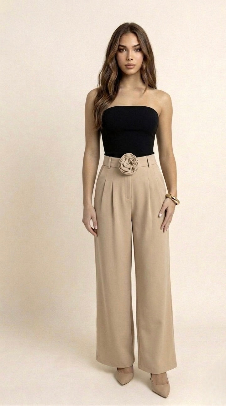 Pantalón wide leg