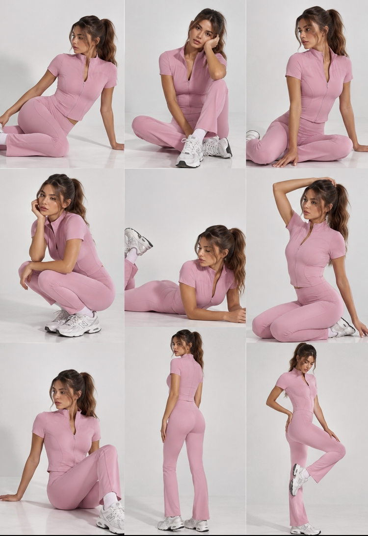 Blush pink leggings