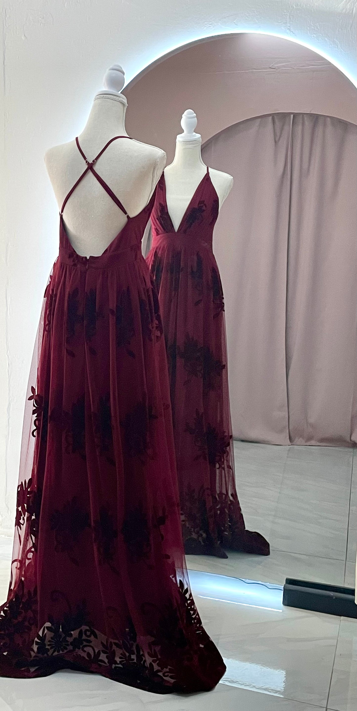 Vestido Burgundy