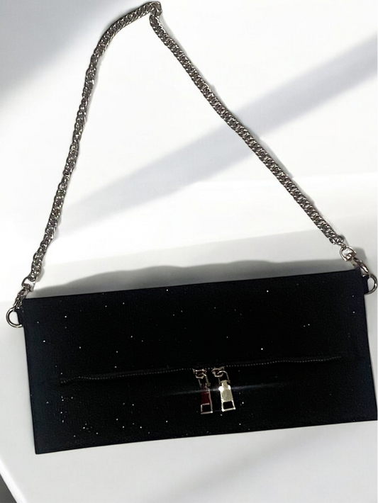 Bolsa clutch color negro