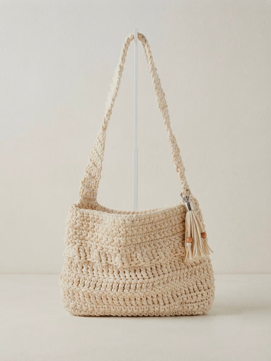 Ivory Crochet Bag