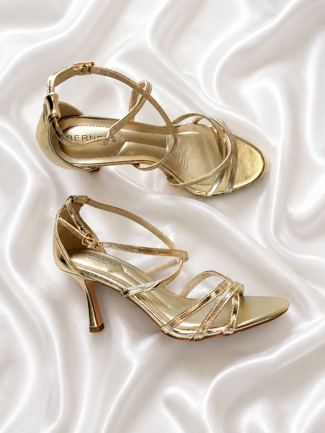 Sabrina golden heels