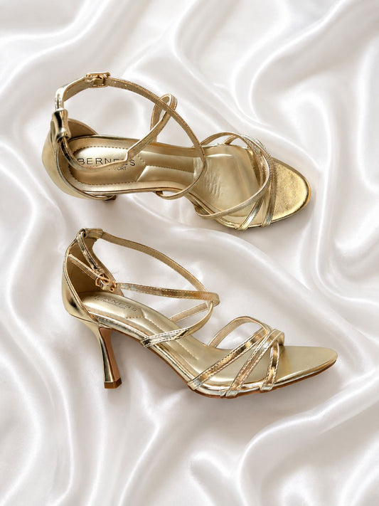 Sabrina golden heels
