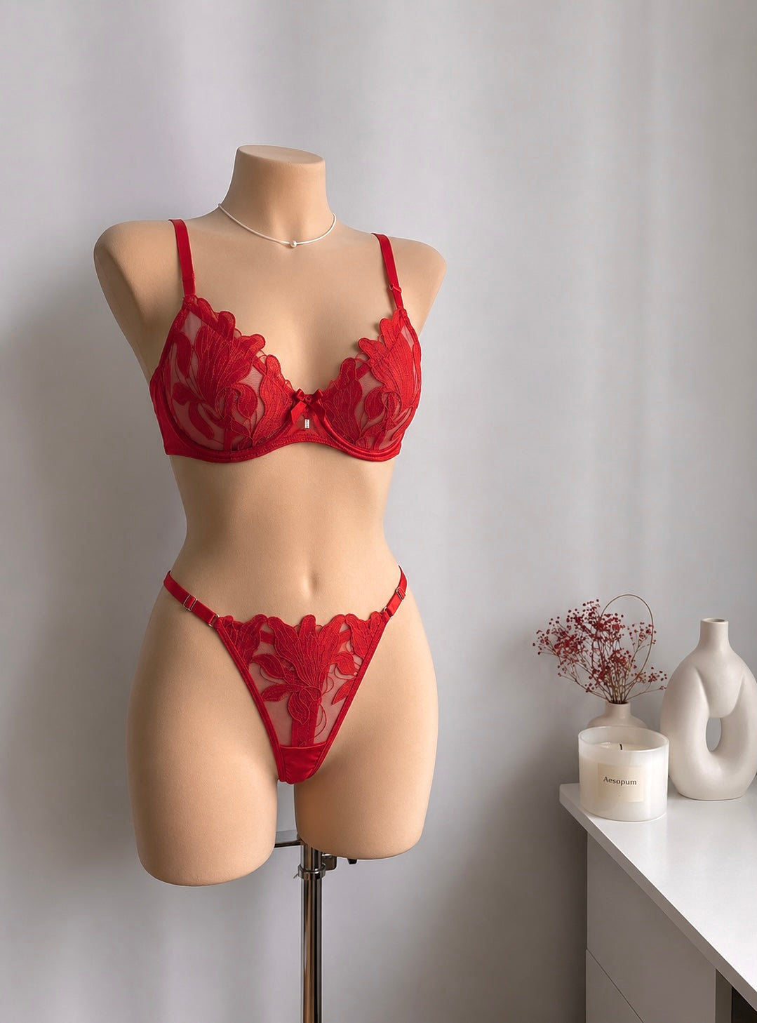Alanna Set Cherry